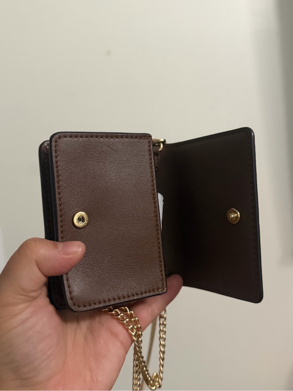 Coach Wallet on a Chain in Signature Canvas - Picture 8 of 9